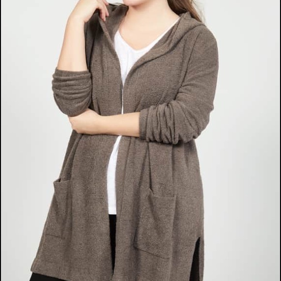 Barefoot Dreams Sweaters - Barefoot Dreams Coastal Cardi 2X Cocoa